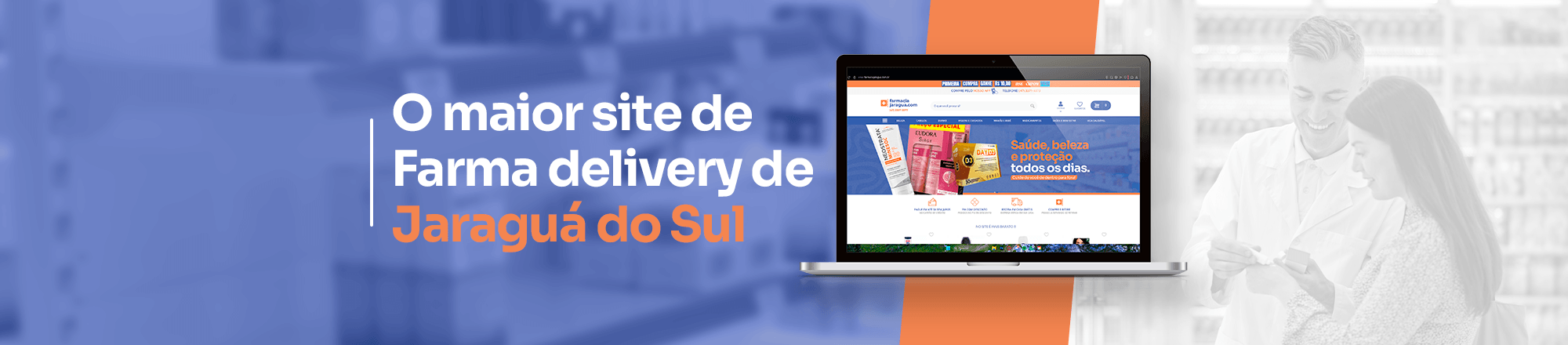 O maior site de farma delivery de Jaraguá do Sul