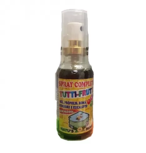 NATUS MINAS SPRAY COMPLETO TUTTI FRUTTI SEM ALCOOL 30 ML x 1
