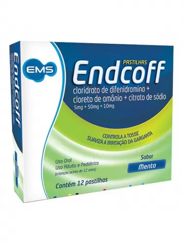 Endcoff Mel/Limão 12 pastilhas