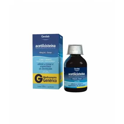 Acetilcisteina Xarope Genérico Geolab 40mg/ml 120ml